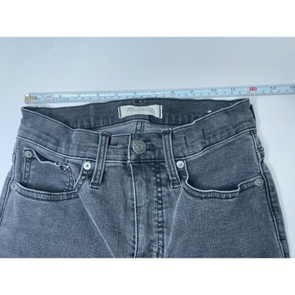 Madewell Cali Demi-Boot Jeans in Tobin Wash: Inset-Leg Edition raw hem 23x25 - Picture 11 of 11